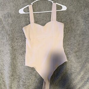 Abercrombie & Fitch Beige Bodysuit